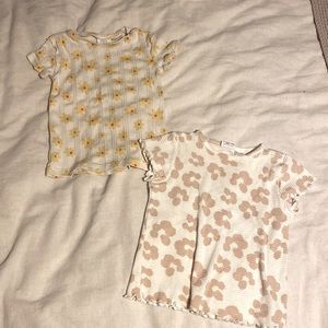 Zara tops size 2-3
